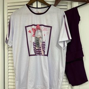 Women’s Sleepwear Xl T-shirt and legging NWT